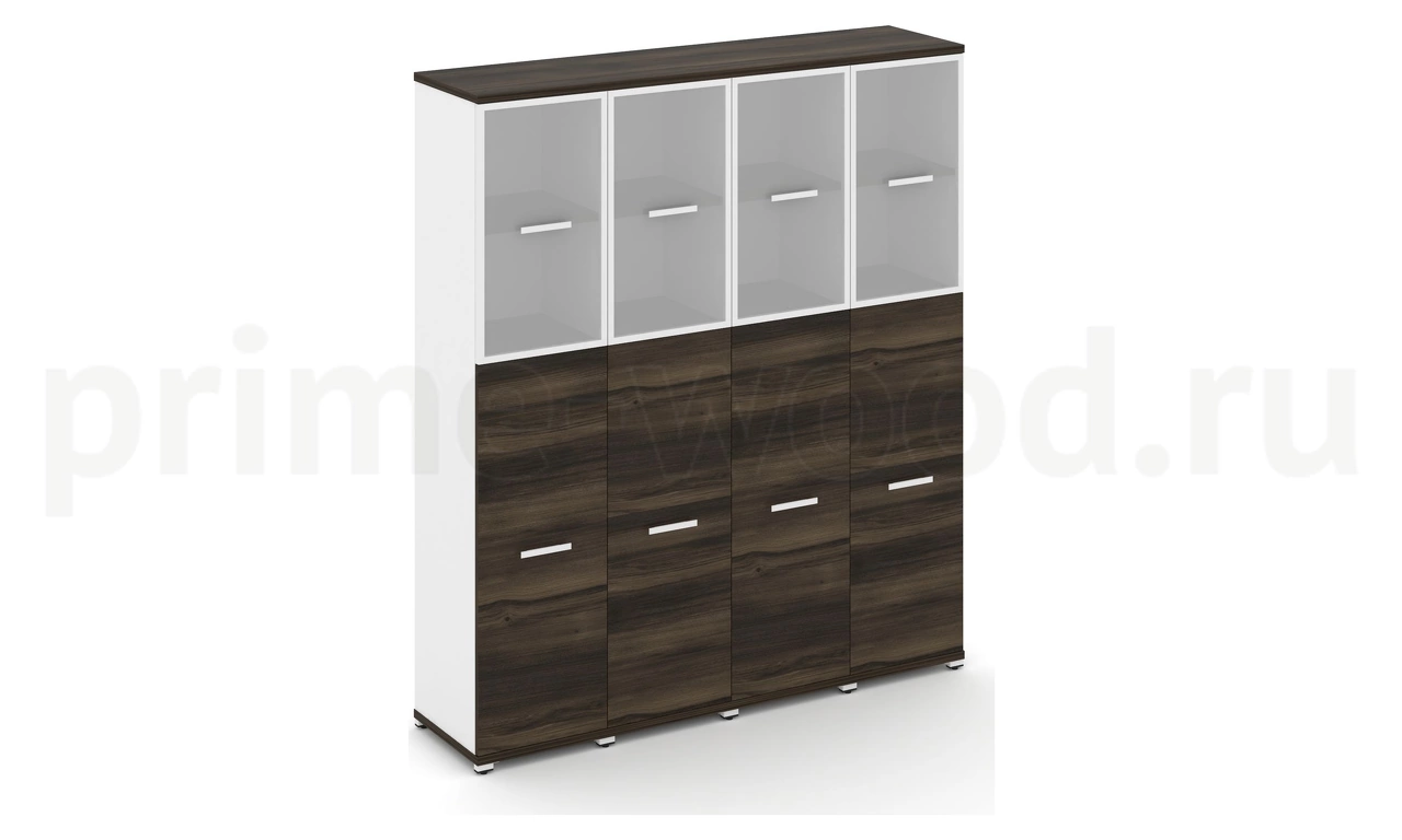 Шкаф четыре узкие секции, 5 ниш CN.STU-545 RM B/W - фото 5