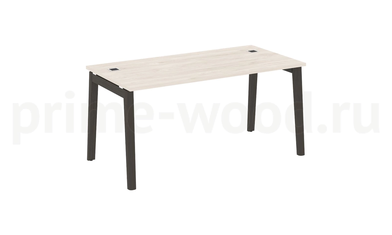 Стол рабочий руководителя, опоры - массив дерева ONIX WOOD DIRECT 158x80x75 - фото 4